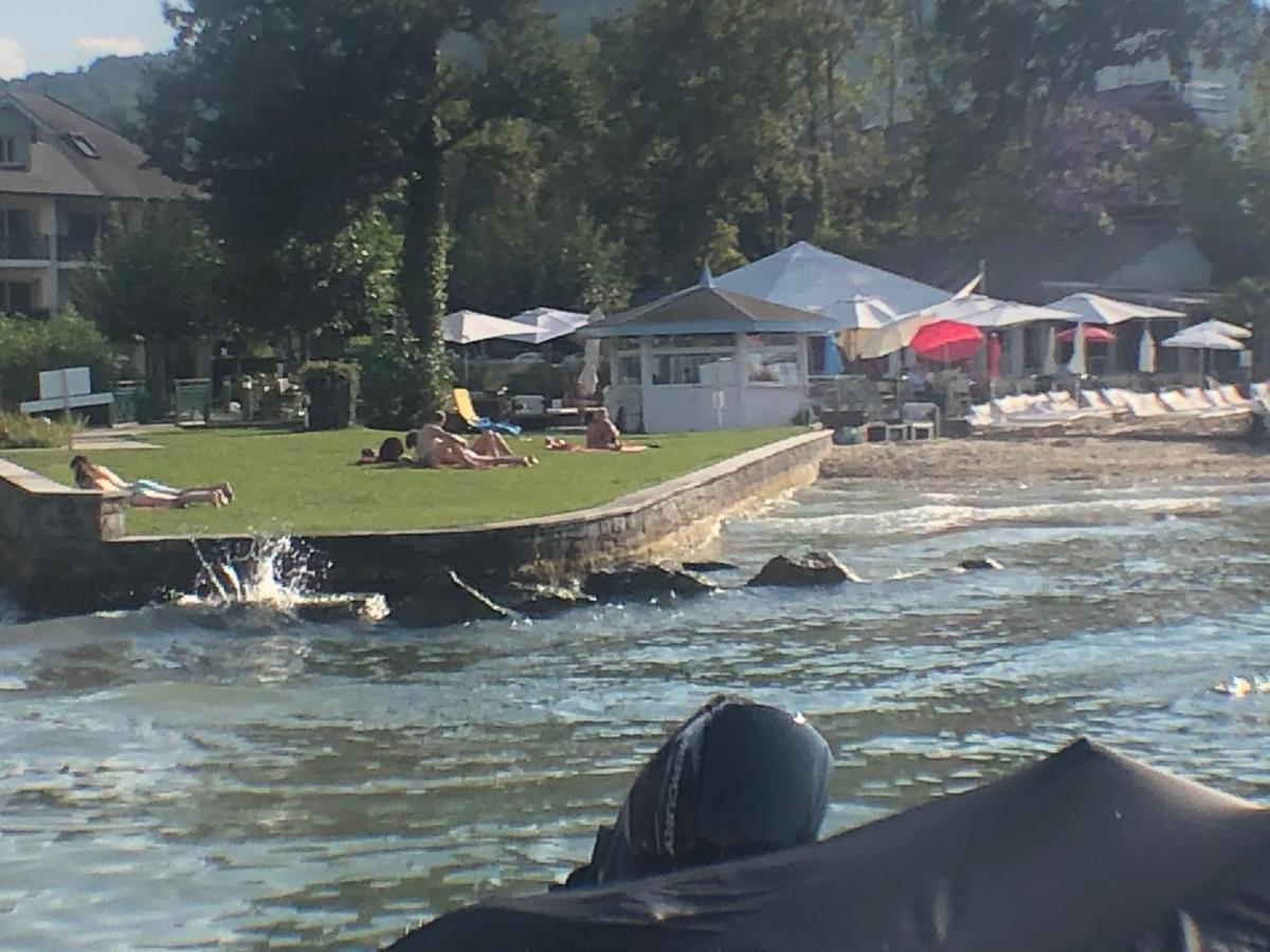 Studio Les Pieds Dans L'Eau Au Bord Du Lac D'Annecy Duingt Buitenkant foto