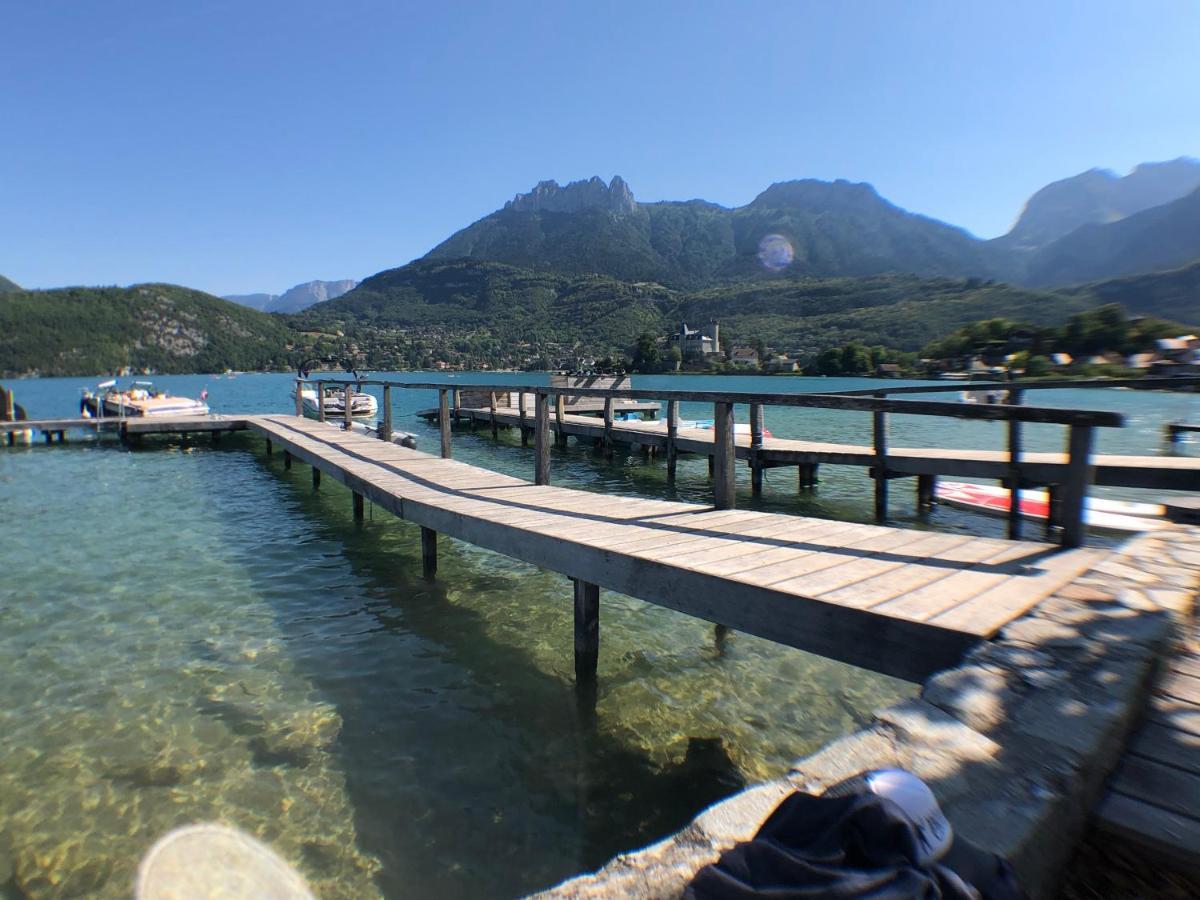 Studio Les Pieds Dans L'Eau Au Bord Du Lac D'Annecy Duingt Buitenkant foto