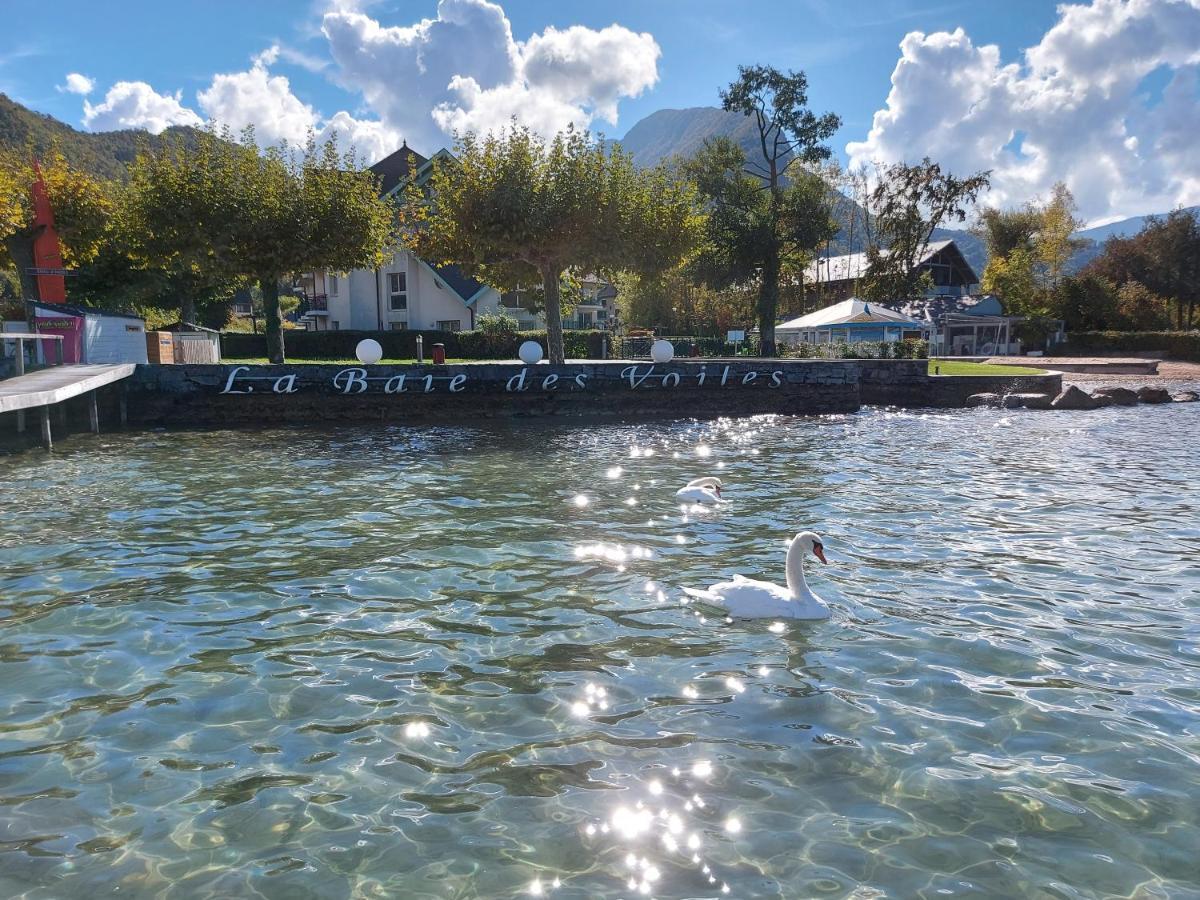 Studio Les Pieds Dans L'Eau Au Bord Du Lac D'Annecy Duingt Buitenkant foto