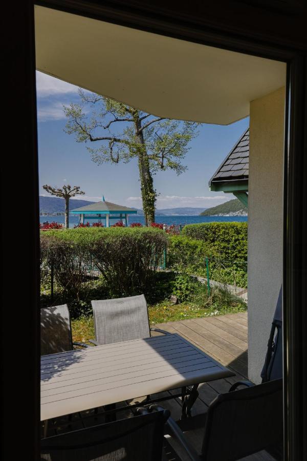Studio Les Pieds Dans L'Eau Au Bord Du Lac D'Annecy Duingt Buitenkant foto
