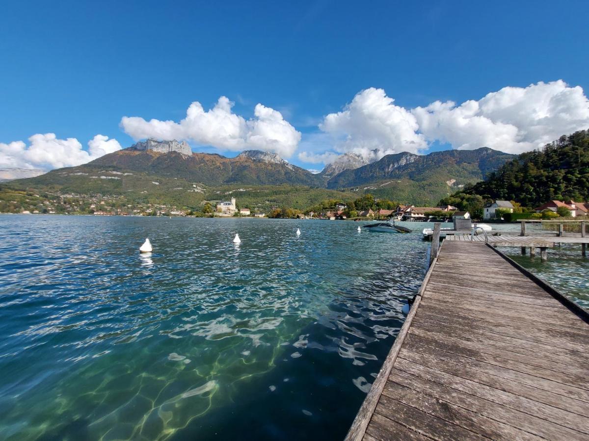 Studio Les Pieds Dans L'Eau Au Bord Du Lac D'Annecy Duingt Buitenkant foto