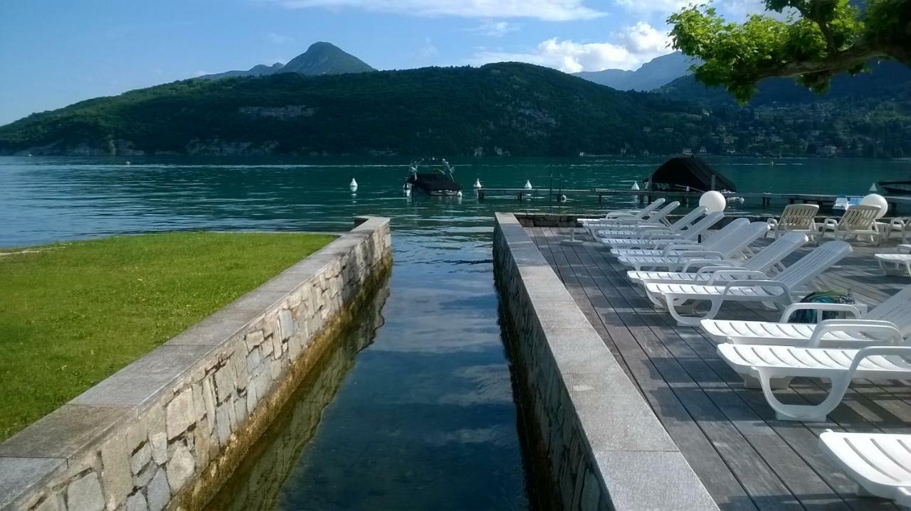 Studio Les Pieds Dans L'Eau Au Bord Du Lac D'Annecy Duingt Buitenkant foto